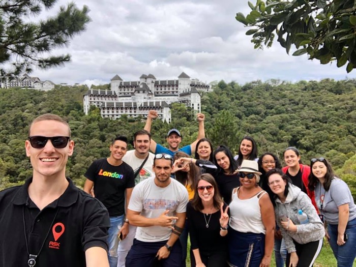 Momento de viagem com a Ask Travel